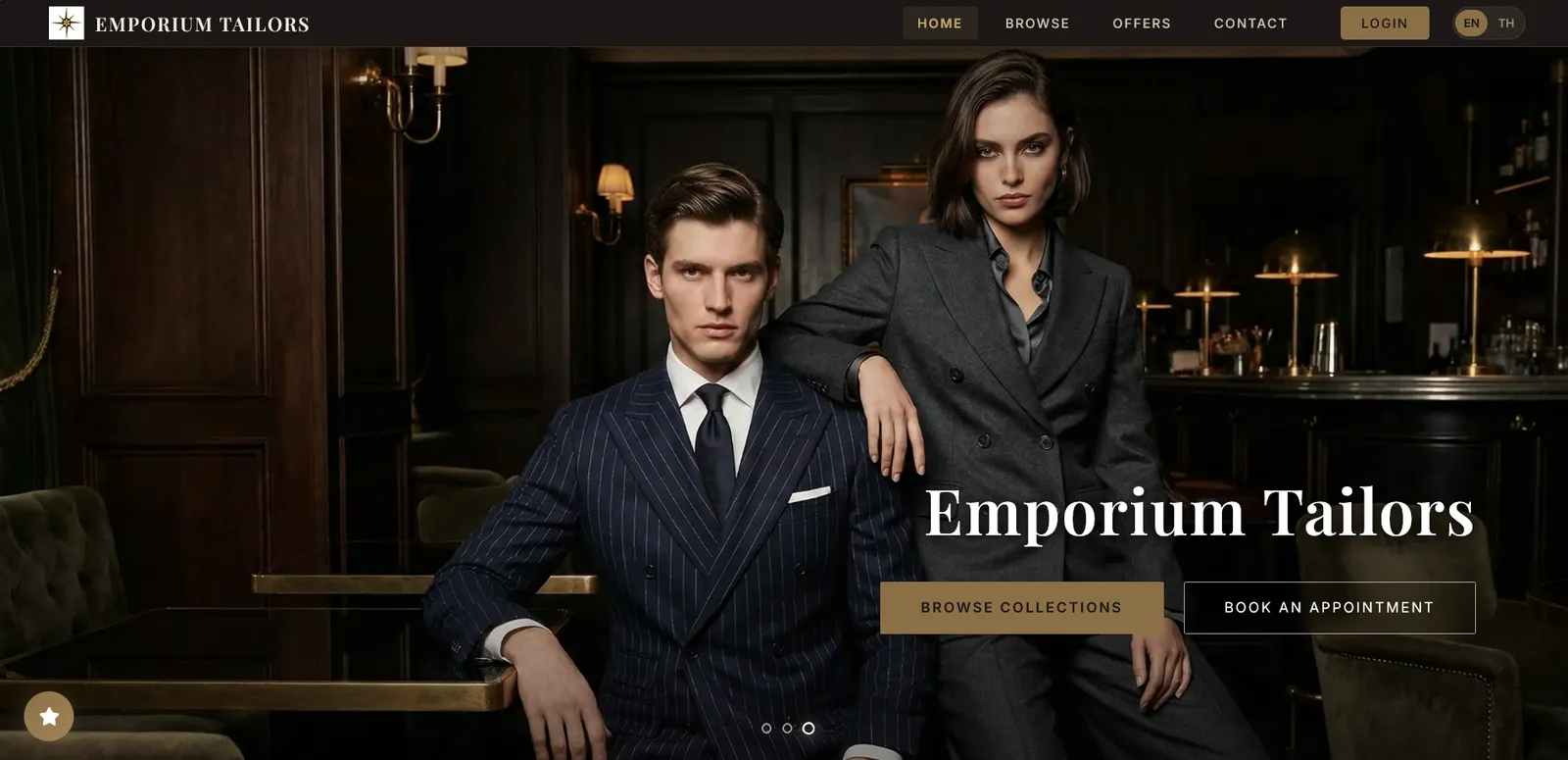 Screenshot of Emporium Tailors